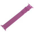 For Apple Watch 3 42mm Milanese Metal Magnetic Watch Band(Purple)