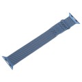 For Apple Watch 3 42mm Milanese Metal Magnetic Watch Band(Blue)