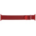 For Apple Watch SE 2023 44mm Milanese Metal Magnetic Watch Band(Red)