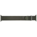 For Apple Watch SE 2023 44mm Milanese Metal Magnetic Watch Band(Army Green)
