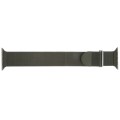 For Apple Watch Ultra 2 49mm Milanese Metal Magnetic Watch Band(Army Green)