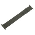 For Apple Watch 9 45mm Milanese Metal Magnetic Watch Band(Army Green)