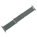 For Apple Watch 9 45mm Milanese Metal Magnetic Watch Band(Pine Green)