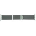 For Apple Watch 9 41mm Milanese Metal Magnetic Watch Band(Army Green)