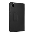For Huawei MatePad Pro 11 2024 Litchi Texture Leather Tablet Case with Holder(Black)