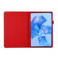 For Huawei MatePad Pro 11 2024 Litchi Texture Leather Tablet Case with Holder(Red)