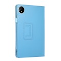 For Huawei MatePad Pro 11 2024 Litchi Texture Leather Tablet Case with Holder(Sky Blue)