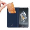 For OnePlus Ace 3/12R DUX DUCIS Skin Pro Series Horizontal Flip Phone Leather Case(Blue)