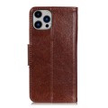 For iPhone 16 Pro Max Nappa Texture Leather Case(Brown)