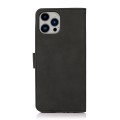 For iPhone 16 Pro Max KHAZNEH Matte Texture Leather Phone Case(Black)