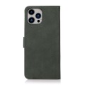 For iPhone 16 Pro Max KHAZNEH Matte Texture Leather Phone Case(Green)