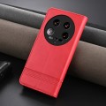 For Xiaomi 14 Ultra AZNS Magnetic Calf Texture Flip Leather Phone Case(Red)