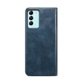 For vivo T3 / Y200E / Y100 IND Oil Wax Crazy Horse Texture Leather Phone Case(Blue)