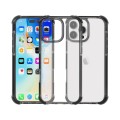 For iPhone 16 Pro Max Four-corner Shockproof TPU + Acrylic Phone Case(Black)