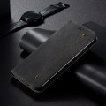 For Honor 90 GT Denim Texture Flip Leather Phone Case(Black)
