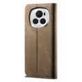 For Honor Magic6 Pro Denim Texture Flip Leather Phone Case(Khaki)