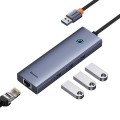 Baseus Flite Series 4 in 1 USB-A to USB 3.0x3 + RJ45 HUB Adapter(Space Grey)