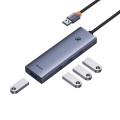 Baseus Flite Series 4 in 1 USB-A to USB 3.0x4 HUB Adapter(Space Grey)