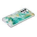 For Samsung Galaxy A32 4G IMD Shell Pattern TPU Phone Case(Green Marble)