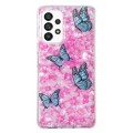 For Samsung Galaxy A33 5G IMD Shell Pattern TPU Phone Case(Colorful Butterfly)