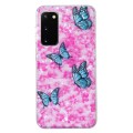 For Samsung Galaxy S20 FE IMD Shell Pattern TPU Phone Case(Colorful Butterfly)