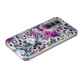For Samsung Galaxy S22 5G IMD Shell Pattern TPU Phone Case(Leopard Flower)