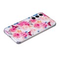 For Samsung Galaxy S23+ 5G IMD Shell Pattern TPU Phone Case(Butterfly Flower)
