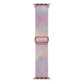 For Apple Watch SE 2023 40mm Painted Pattern Nylon Replacement Watch Band(Symphony Bubbles)