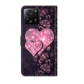For Xiaomi 13T Pro Crystal 3D Shockproof Protective Leather Phone Case(Lace Love)