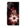 For Samsung Galaxy A21s Crystal 3D Shockproof Protective Leather Phone Case(Fantastic Flower)