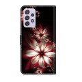 For Samsung Galaxy A52 / A52s 5G Crystal 3D Shockproof Protective Leather Phone Case(Fantastic Flowe