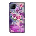 For Samsung Galaxy A53 Crystal 3D Shockproof Protective Leather Phone Case(Butterfly)