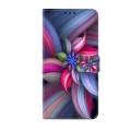 For Samsung Galaxy S21 FE 5G Crystal 3D Shockproof Protective Leather Phone Case(Colorful Flower)