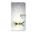 For Samsung Galaxy S21 Ultra Crystal 3D Shockproof Protective Leather Phone Case(Light Lotus)