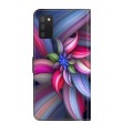 For Samsung Galaxy A03s Crystal 3D Shockproof Protective Leather Phone Case(Colorful Flower)