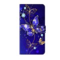For Samsung Galaxy A03s Crystal 3D Shockproof Protective Leather Phone Case(Diamond Butterfly)