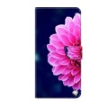 For Samsung Galaxy S23 FE 5G Crystal 3D Shockproof Protective Leather Phone Case(Pink Petals)
