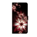 For Samsung Galaxy S23 FE 5G Crystal 3D Shockproof Protective Leather Phone Case(Fantastic Flower)