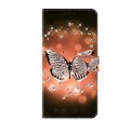 For Samsung Galaxy S23 FE 5G Crystal 3D Shockproof Protective Leather Phone Case(Crystal Butterfly)
