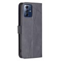 For Motorola Moto G Play 2024 Magnetic Buckle Rhombus Texture Leather Phone Case(Black)