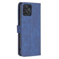 For Motorola Moto G Power 5G 2024 Magnetic Buckle Rhombus Texture Leather Phone Case(Blue)