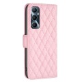 For Realme C65 4G Diamond Lattice Wallet Flip Leather Phone Case(Pink)