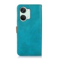 For OnePlus Nord 3 / Ace 2V KHAZNEH Dual-color Cowhide Texture Flip Leather Phone Case(Blue)