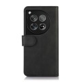 For OnePlus 12 Cow Texture Leather Phone Case(Black)