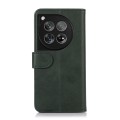 For OnePlus 12 Cow Texture Leather Phone Case(Green)