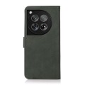 For OnePlus 12 KHAZNEH Matte Texture Leather Phone Case(Green)