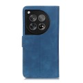 For OnePlus 12 KHAZNEH Retro Texture Leather Phone Case(Blue)