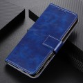 For OnePlus 12 Retro Crazy Horse Texture Leather Phone Case(Blue)