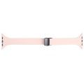 For Apple Watch Series 8 41mm Magnetic Buckle Slim Silicone Watch Band(Pink)