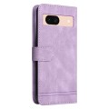 For Google Pixel 8a Skin Feel Life Tree Metal Button Leather Phone Case(Purple)
